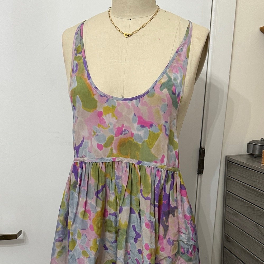Twenty8Twelve Pastel Floral Dress in Silk - Picture 4 of 13